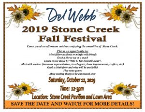Stone Creek Fall Festival Flyer
